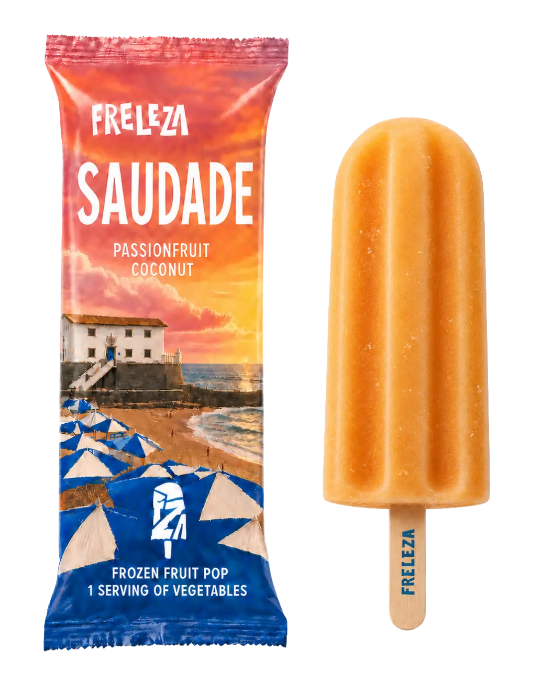 Saudade Freleza pop and packaging