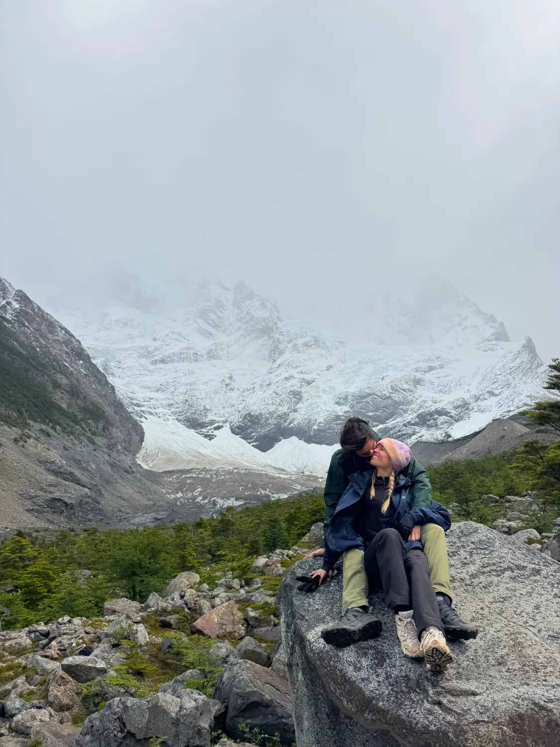 Elyse and Gabriel on a mountain trip